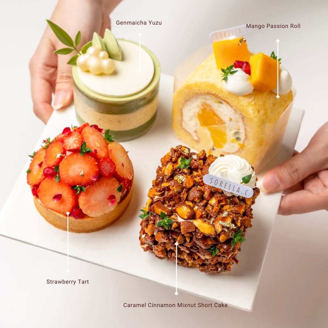 Petit Gateau | Joy Box 4 in 1 Cakes