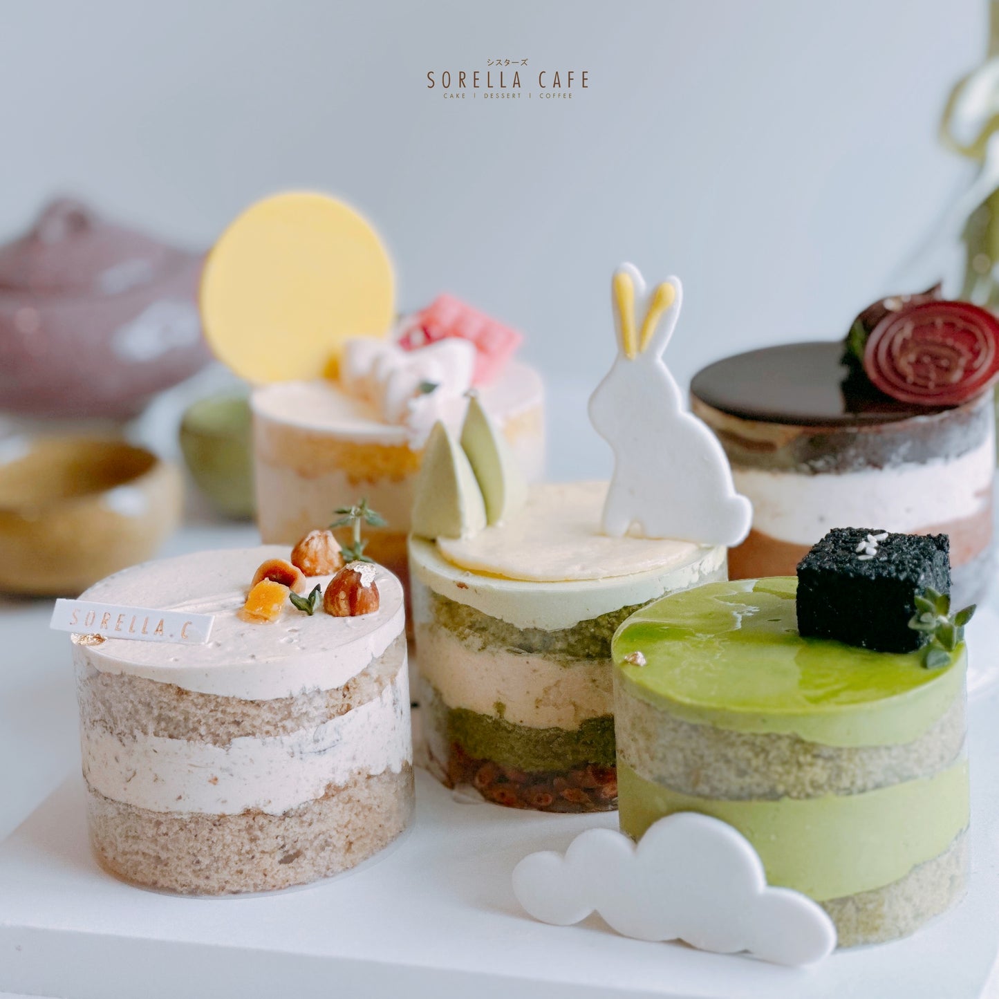 Petit Gateau | Joy Box 5 in 1 Cakes (Mid-Autumn)