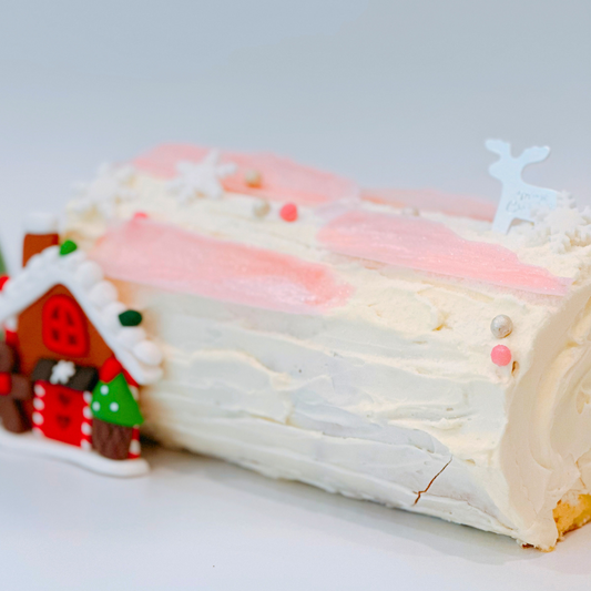 Citrus Grapefruit Bliss Log Cake