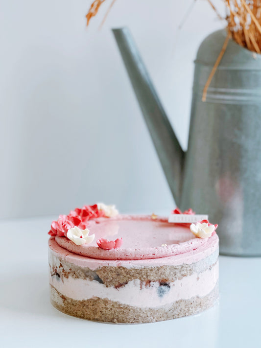 Strawberry Lady Grey Tea Cake