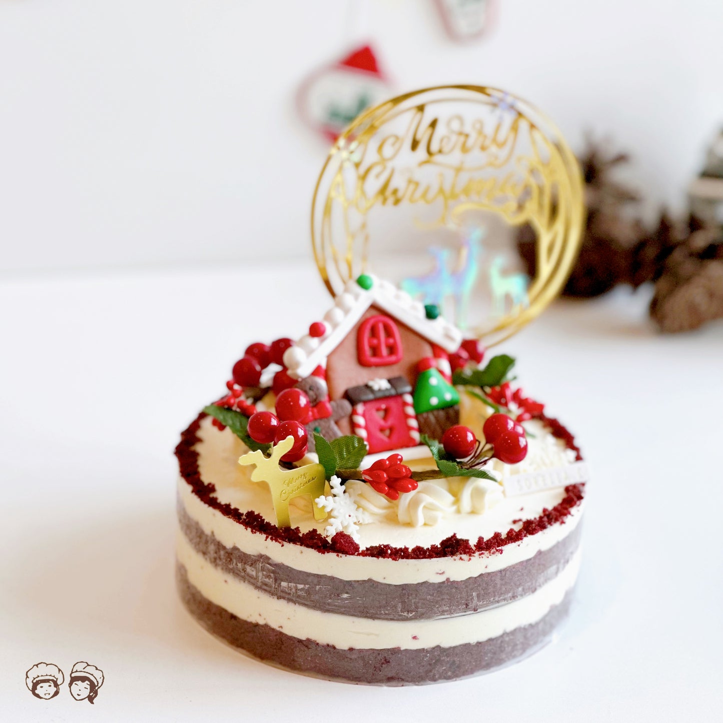 Christmas | Berry Velvet Cake