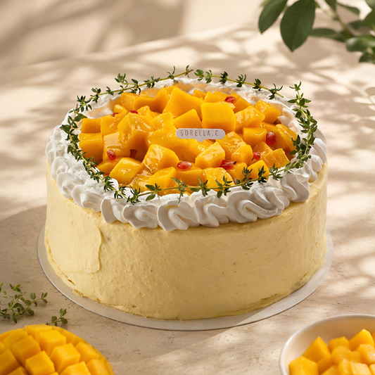 Mango Yogurt Shortcake 8"